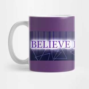 Believe in the Net Bumper Sticker Mug